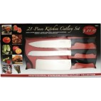 CHEF DELUXE MIRACLE EDGE 21PC. KITCHEN CUTLERY SET