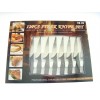 12PC MIRACLE EDGE BLACK STEAK KNIFE SET