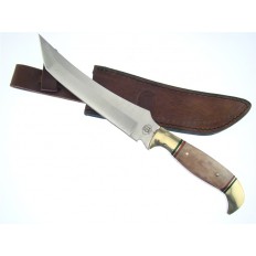 CHIPAWAY BROWN BONE BOWIE W/SHEATH 12" 