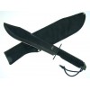 BOWIE BLACK BLADE/BLACK CORD W/SHEATH 15"