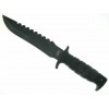 BLACK EAGLE BOWIE BLACK/BLACK W/SHEATH 12"