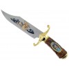 WOLF WILDERNESS HUNTING BOWIE KNIFE 11.75"