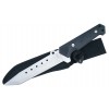 HUNTING KNIFE BLACK W/SHEATH 14"