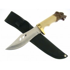 WOLF DAGGER RESIN W/SHEATH 10.5"