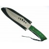 BOWIE GREEN PAKAWOOD W/SHEATH  16" 