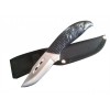 EAGLE DAGGER BLACK RUBBER W/SHEATH 9"