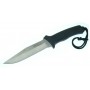 HEN & ROOSTER BOWIE BLACK RUBBER NON SLIP W/SHEATH 11"