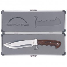 MAXAM COMMEMORATIVE MILITARY KNIFE WITH ALUMINUM CASE 11.5"