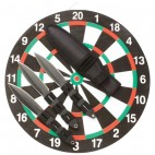 RAMPANT 4 PC KNIFE THROWING SET W/DARTBOARD