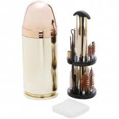 CLASSIC SAFARI DELUXE HANDGUN CLEANING KIT IN BULLET-SHAPED CASE