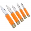 5 PC SHOTGUN SHELL ORANGE SET