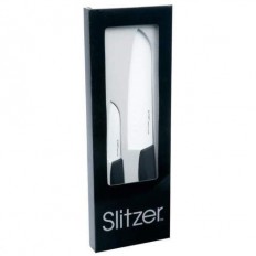 SLITZER™ 2PC CERAMIC COATED SANTOKU STYLE KITCHEN KNIFE SET