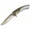 EXECUTIVE FOLDER STAINLESS STEEL W/IMITATION PEARL 4 5/8"