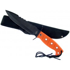 TAC ASSAULT BOWIE RED W/SHEATH 12"