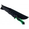 TA BOWIE GREEN/BLACK HANDLE W/SHEATH 13"