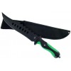 TA BOWIE GREEN/BLACK HANDLE W/SHEATH 13"