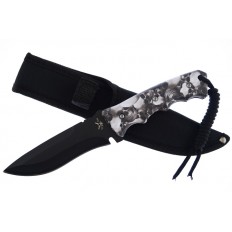 TAC XTREME BOWIE WHITE SKULL CAMO 9"