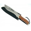 SAWBACK BOWIE BROWNWOOD W/SHEATH 16"